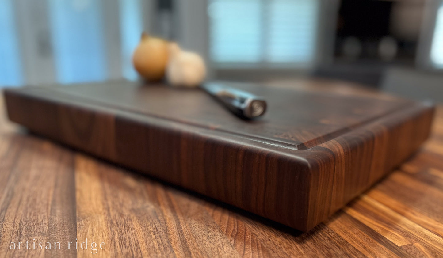 Walnut End Grain Butcher Block Cutting Board