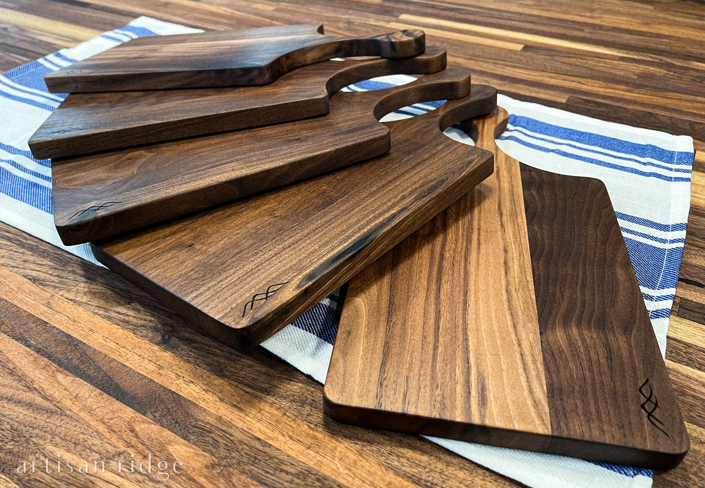 Walnut Personal Charcuterie Board - 15 x 7