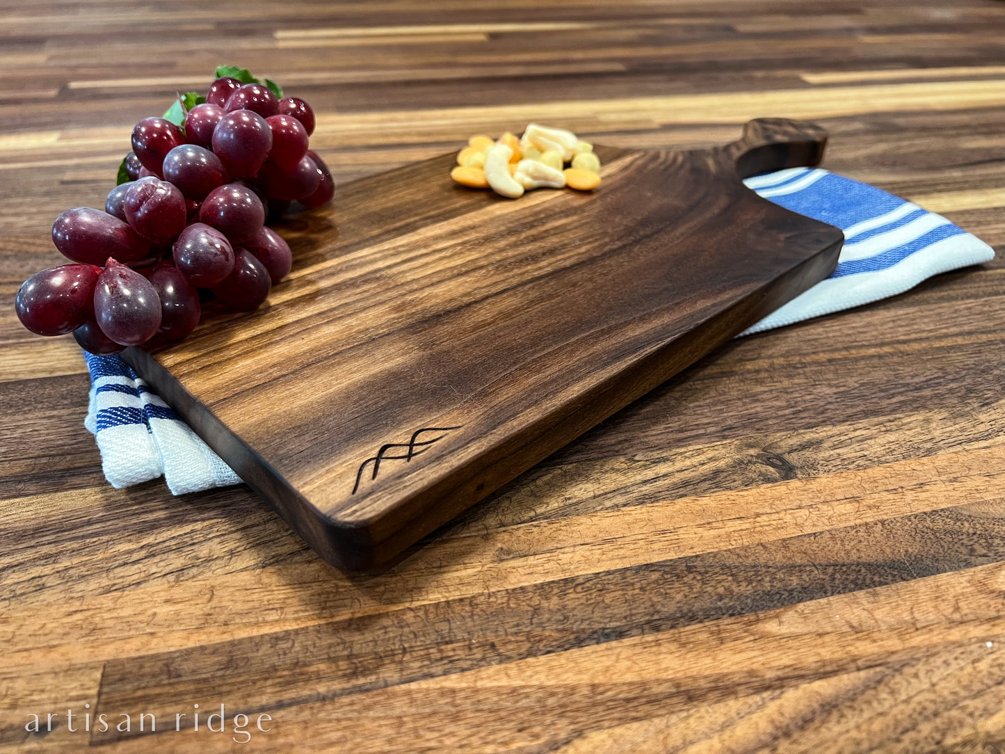 Walnut Personal Charcuterie Board - 15 x 7