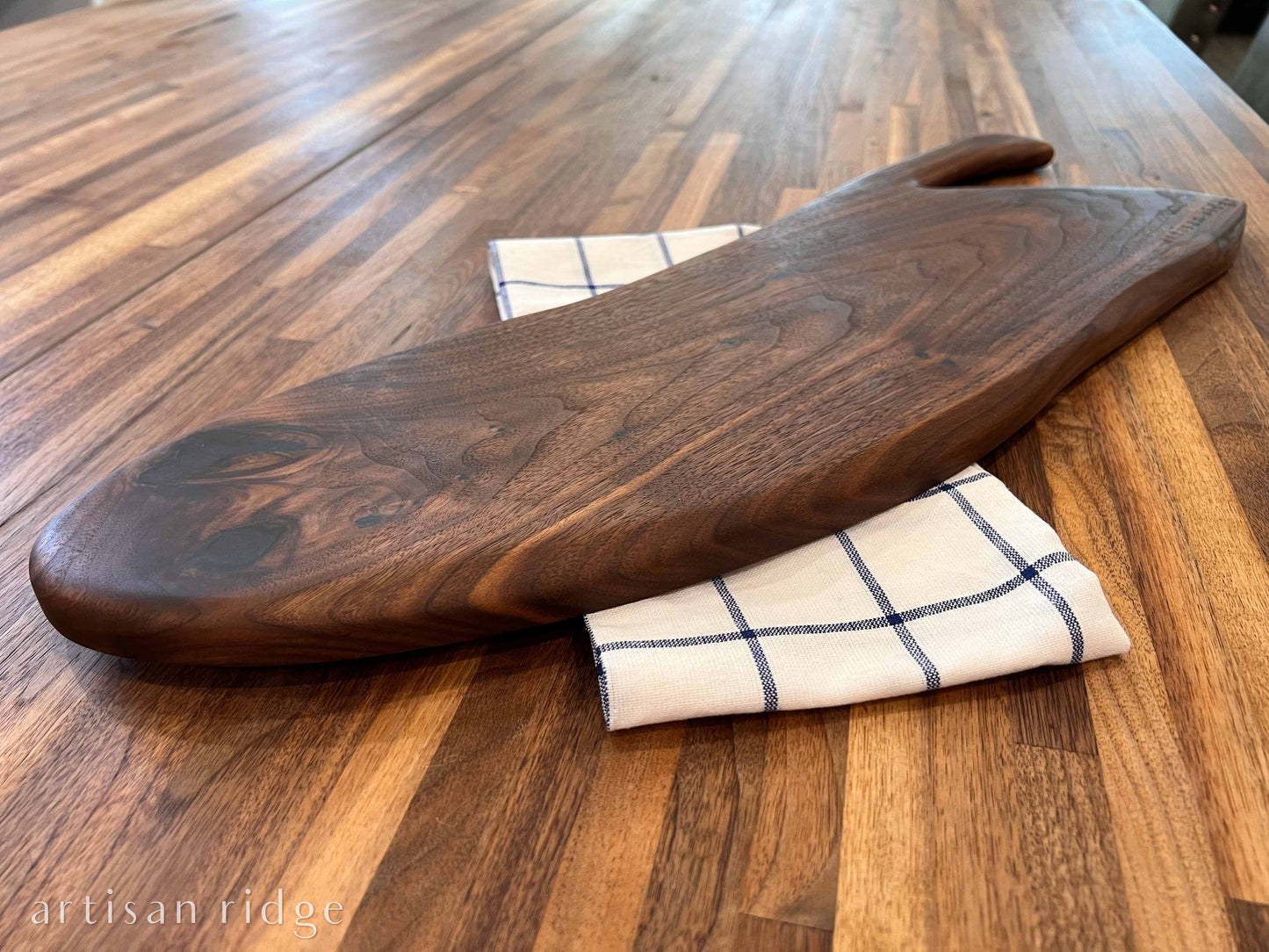 Walnut Rustic Farmhouse Charcuterie Board - #00023